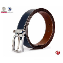 2015 men's length adjustable genuine leather pin buckle belt